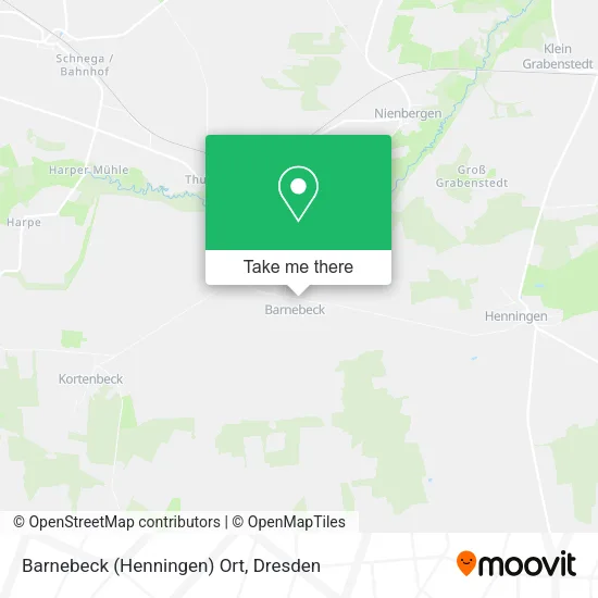 Карта Barnebeck (Henningen) Ort
