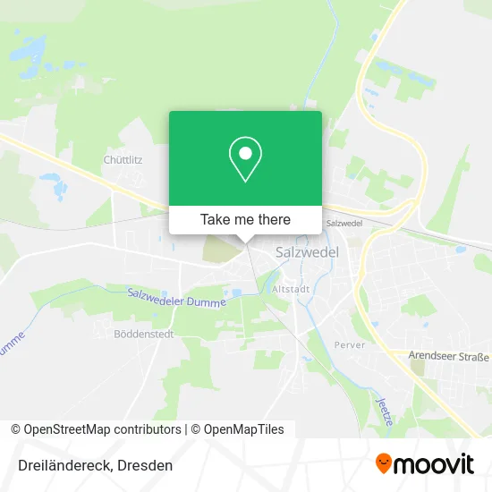 Карта Dreiländereck