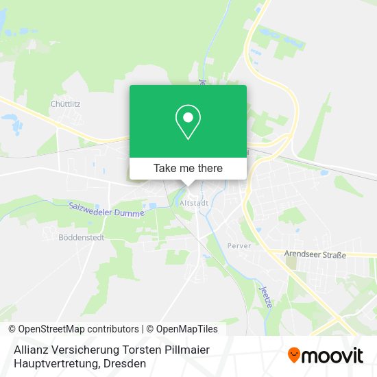 Карта Allianz Versicherung Torsten Pillmaier Hauptvertretung