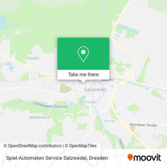 Карта Spiel-Automaten Service Salzwedel