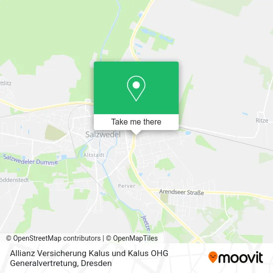 Карта Allianz Versicherung Kalus und Kalus OHG Generalvertretung