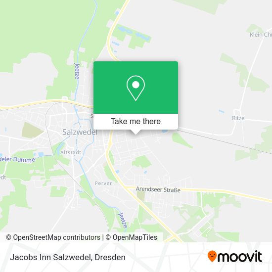 Карта Jacobs Inn Salzwedel