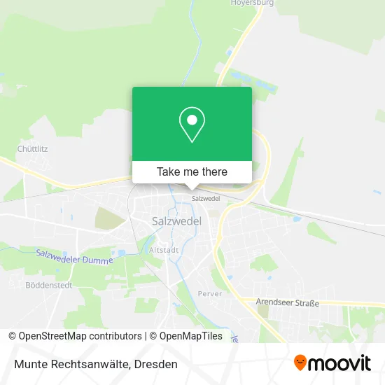 Карта Munte Rechtsanwälte