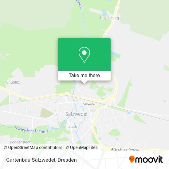 Карта Gartenbau Salzwedel