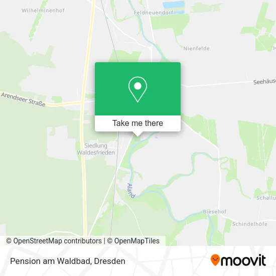 Карта Pension am Waldbad