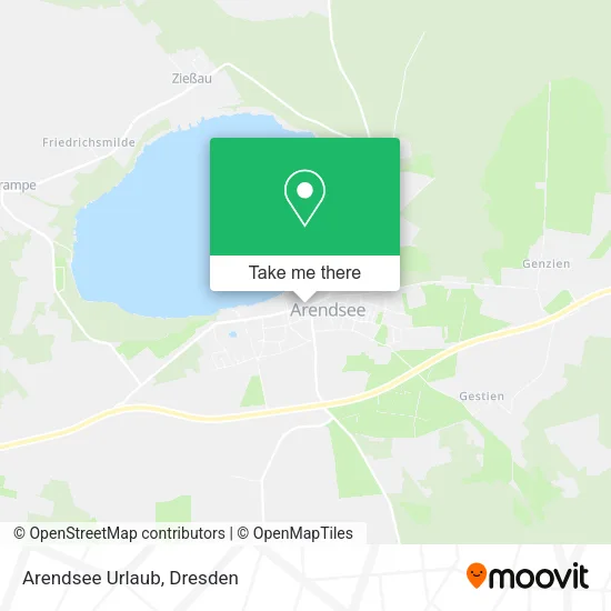 Карта Arendsee Urlaub