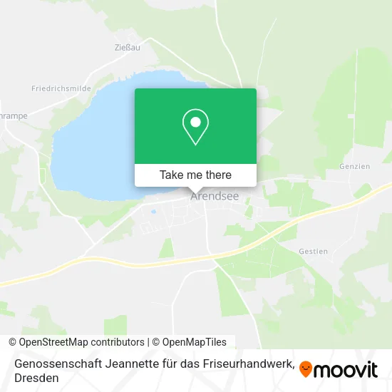 Карта Genossenschaft Jeannette für das Friseurhandwerk