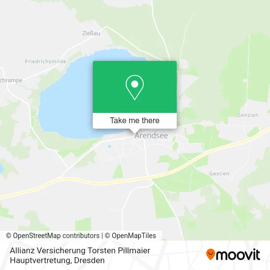 Карта Allianz Versicherung Torsten Pillmaier Hauptvertretung