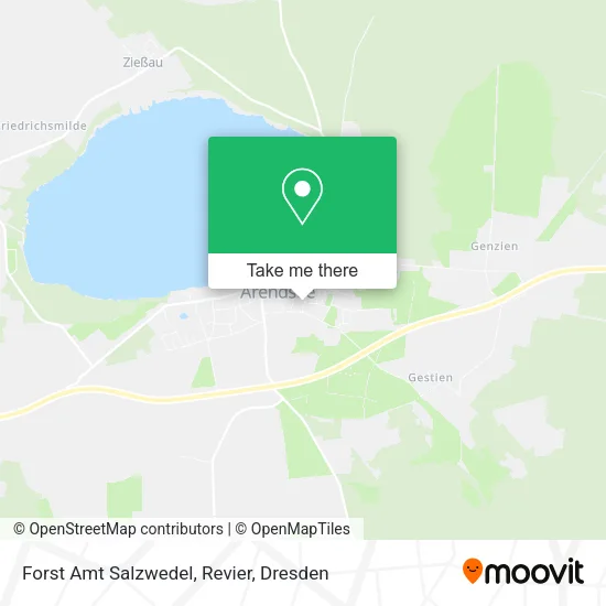 Карта Forst Amt Salzwedel, Revier
