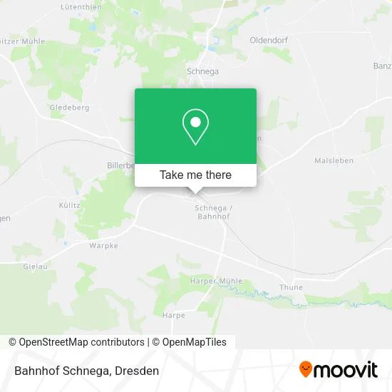 Bahnhof Schnega map