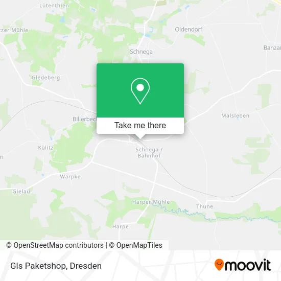 Карта Gls Paketshop