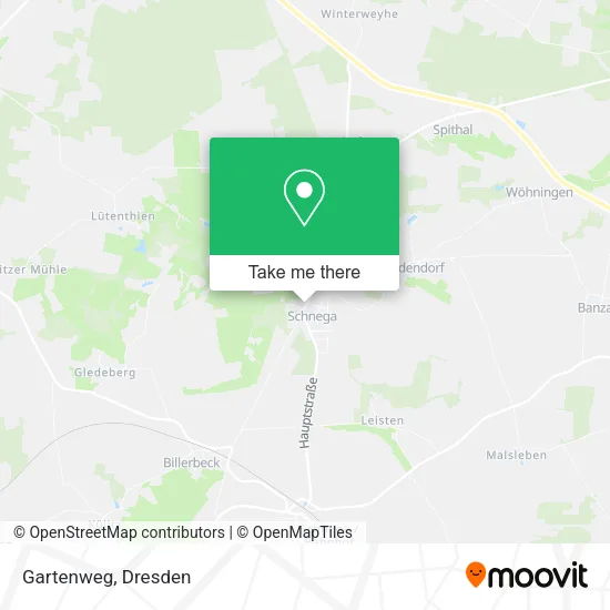 Карта Gartenweg