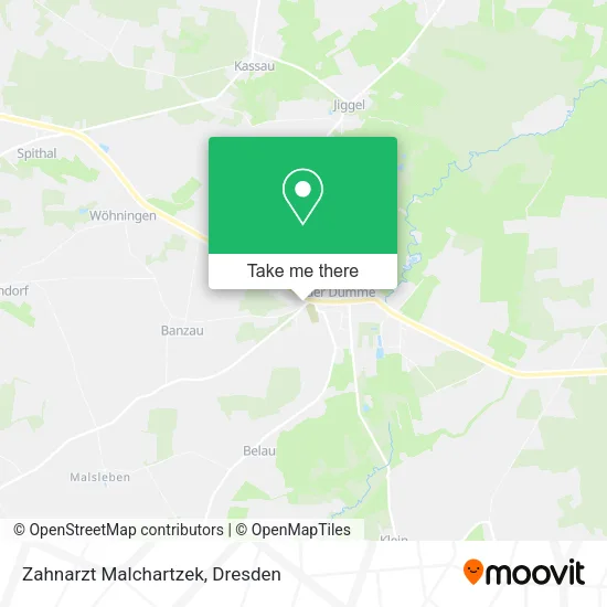 Карта Zahnarzt Malchartzek