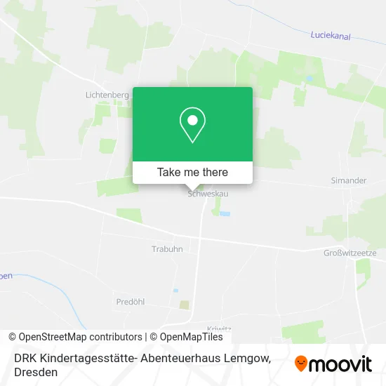 Карта DRK Kindertagesstätte- Abenteuerhaus Lemgow