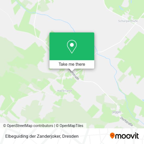 Карта Elbeguiding der Zanderjoker