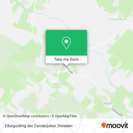 Карта Elbeguiding der Zanderjoker