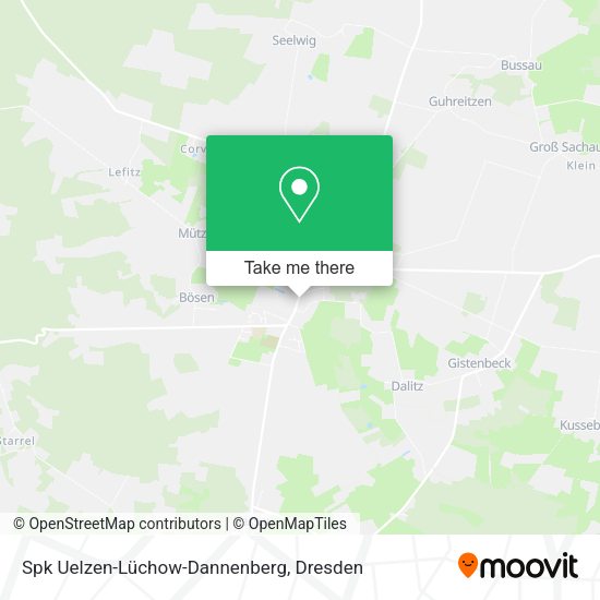 Карта Spk Uelzen-Lüchow-Dannenberg
