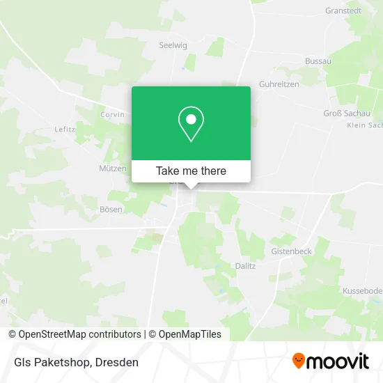 Карта Gls Paketshop