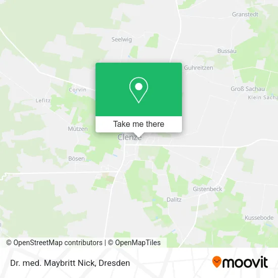Карта Dr. med. Maybritt Nick