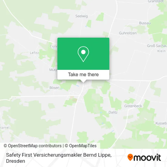 Карта Safety First Versicherungsmakler Bernd Lippe