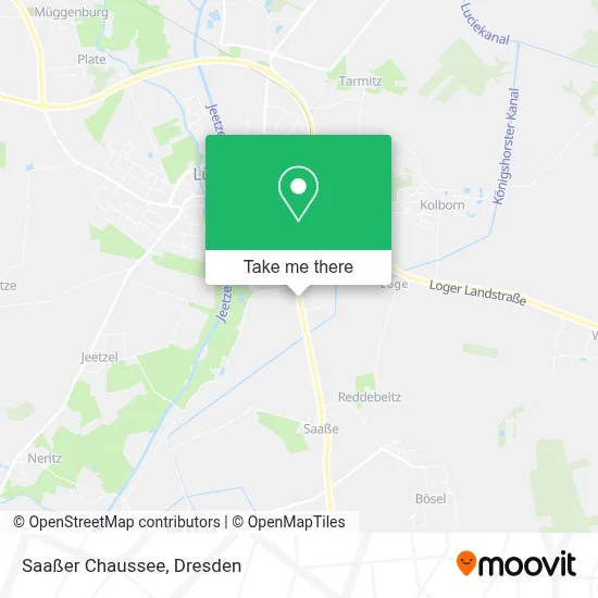 Saaßer Chaussee map
