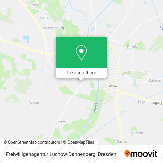 Карта Freiwilligenagentur Lüchow-Dannenberg