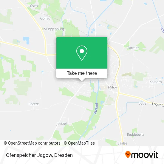 Карта Ofenspeicher Jagow