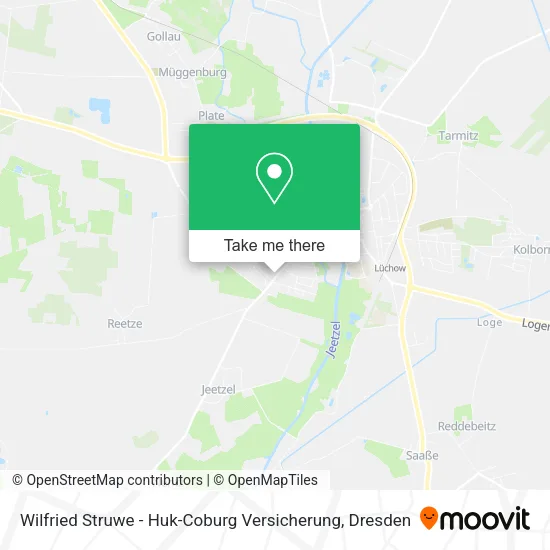 Карта Wilfried Struwe - Huk-Coburg Versicherung