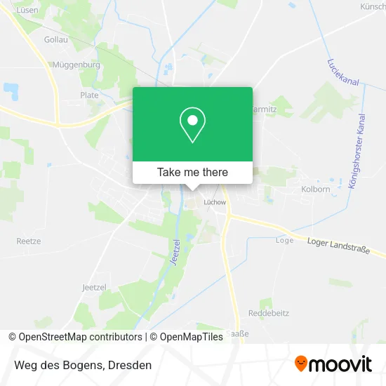 Карта Weg des Bogens