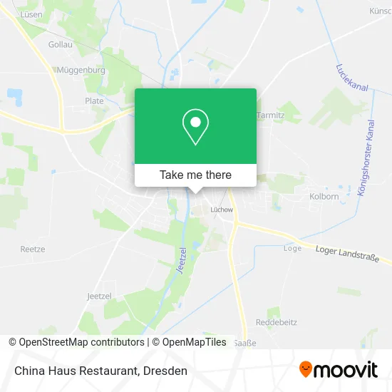 Карта China Haus Restaurant