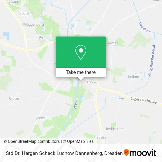 Карта Std Dr. Hergen Scheck Lüchow Dannenberg