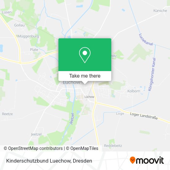 Карта Kinderschutzbund Luechow