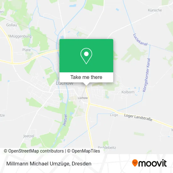 Карта Millmann Michael Umzüge