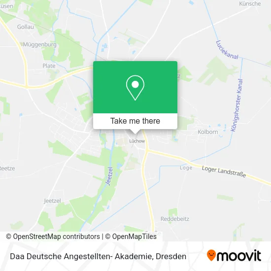 Карта Daa Deutsche Angestellten- Akademie