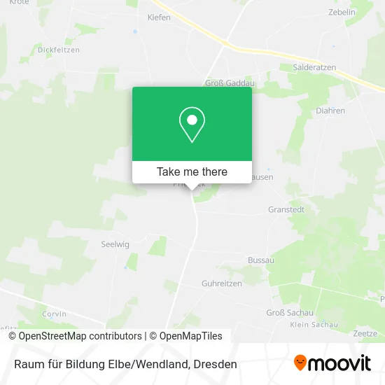 Карта Raum für Bildung Elbe/Wendland