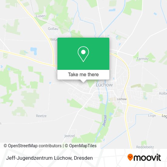 Карта Jeff-Jugendzentrum Lüchow