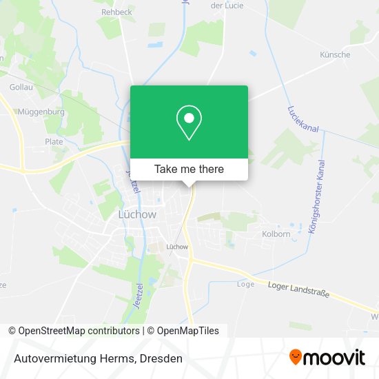Карта Autovermietung Herms