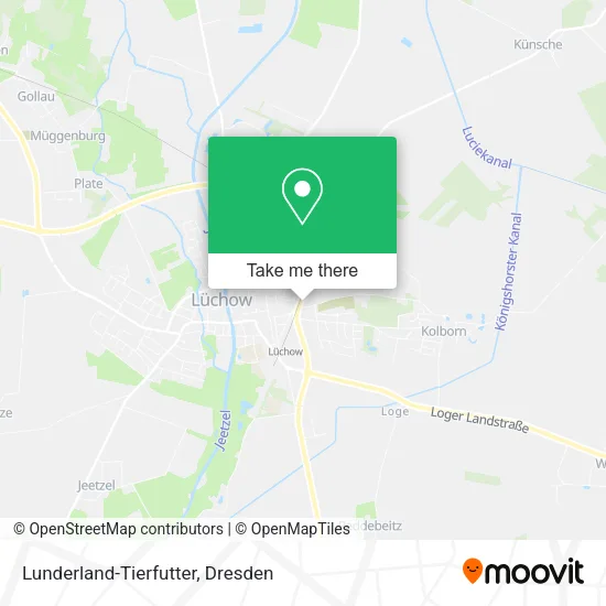 Lunderland-Tierfutter map