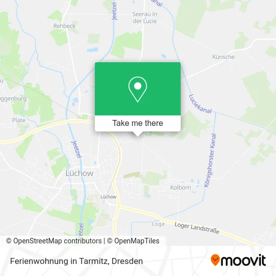 Карта Ferienwohnung in Tarmitz