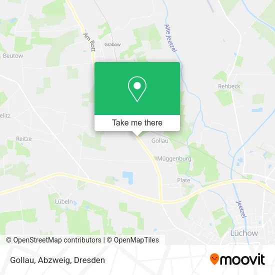 Карта Gollau, Abzweig