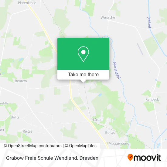 Карта Grabow Freie Schule Wendland