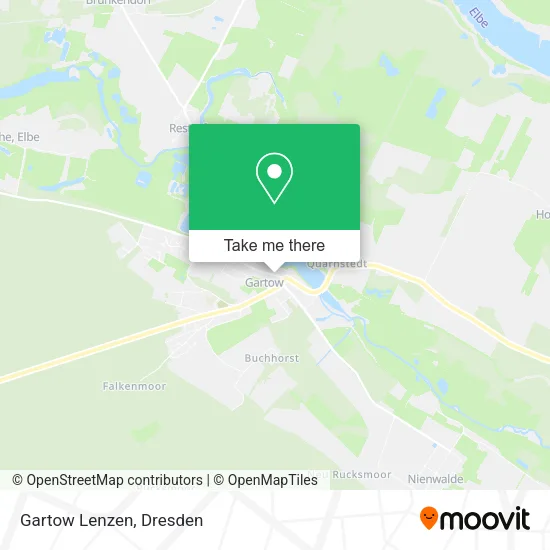 Карта Gartow Lenzen