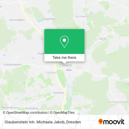 Карта Glaubenstein Inh. Michaela Jakob