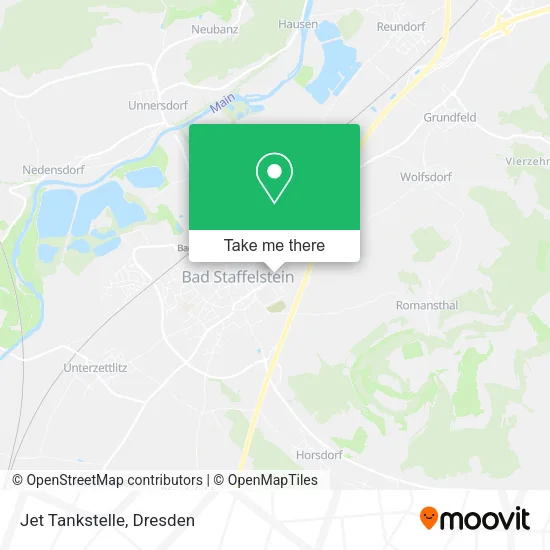 Карта Jet Tankstelle