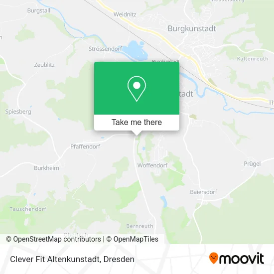 Clever Fit Altenkunstadt map