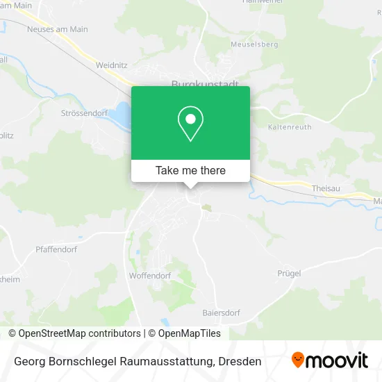 Карта Georg Bornschlegel Raumausstattung