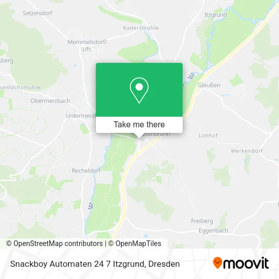 Карта Snackboy Automaten 24 7 Itzgrund