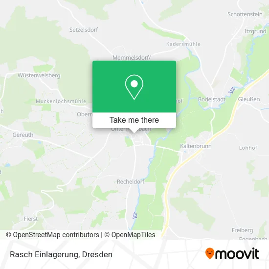 Rasch Einlagerung map