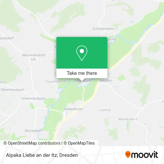 Карта Alpaka Liebe an der Itz