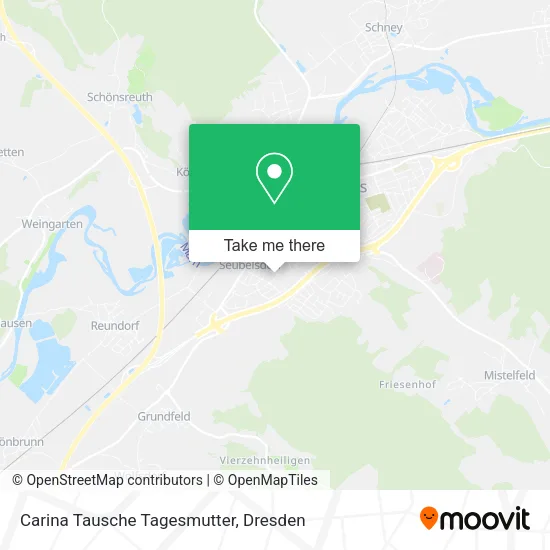Карта Carina Tausche Tagesmutter